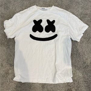 Marshmello white shirt